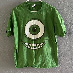 Disney Mike Wazowski Green Monster’s Inc Shirt Size Large